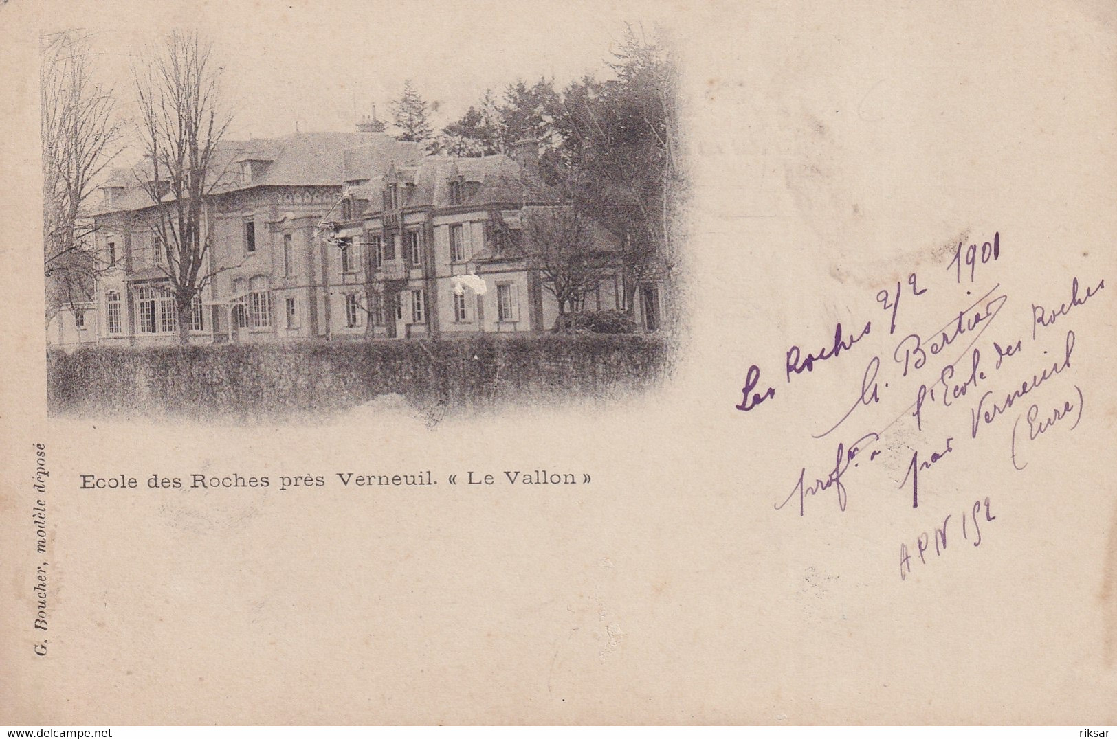 ECOLE DES ROCHES(VERNEUIL) - Verneuil Sur Seine