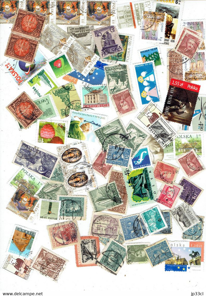Lot De +/- 200 Timbres (o) De Pologne (toutes époques) +/- 200 Stamps (o) From Poland (all Periods) - Collections