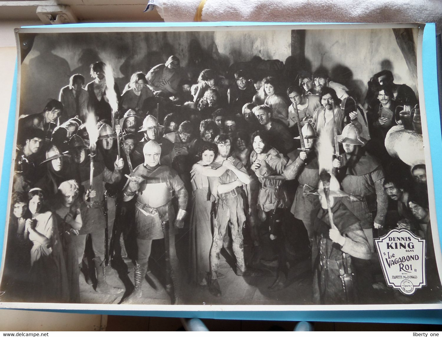 Dennis KING Dans " LA VAGABOND ROI " Avec Jeanette MacDONALD ( Opéra PARAMOUNT >>> Photo Size 30 X 45 Cm.) ! - Photographs