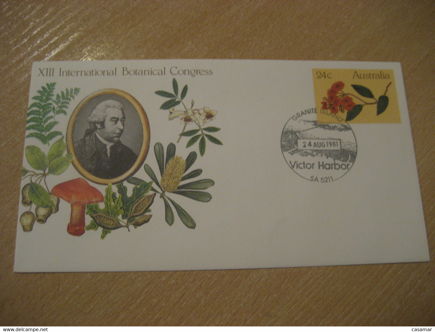 VICTOR HARBOR 1981 Granite Island Botanical Congress Geology Geologie Cancel Stationery Cover AUSTRALIA - Inseln