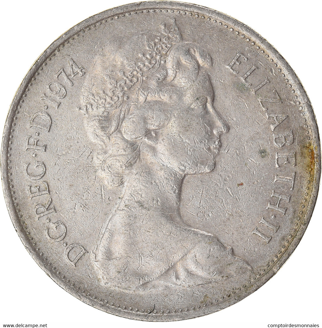 Monnaie, Grande-Bretagne, 10 New Pence, 1974 - 10 Pence & 10 New Pence