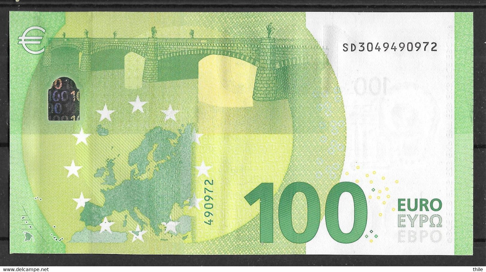 ITALIE - ITALY - 100 € - SS - S009 C2 - UNC - 100 Euro