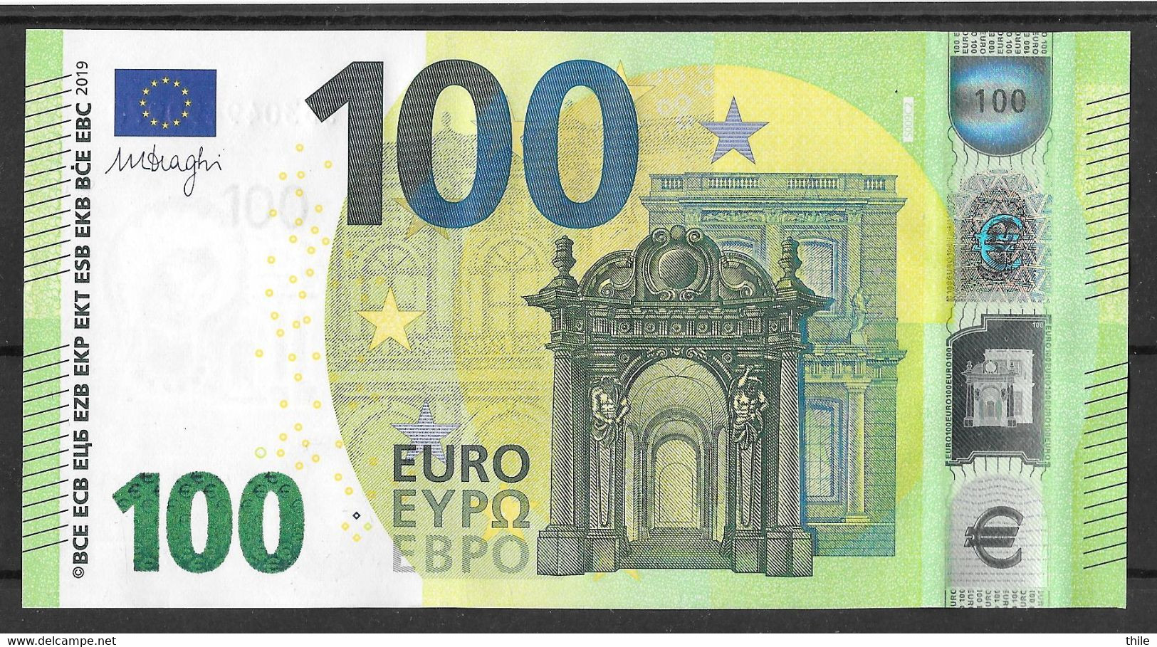 ITALIE - ITALY - 100 € - SS - S009 C2 - UNC - 100 Euro