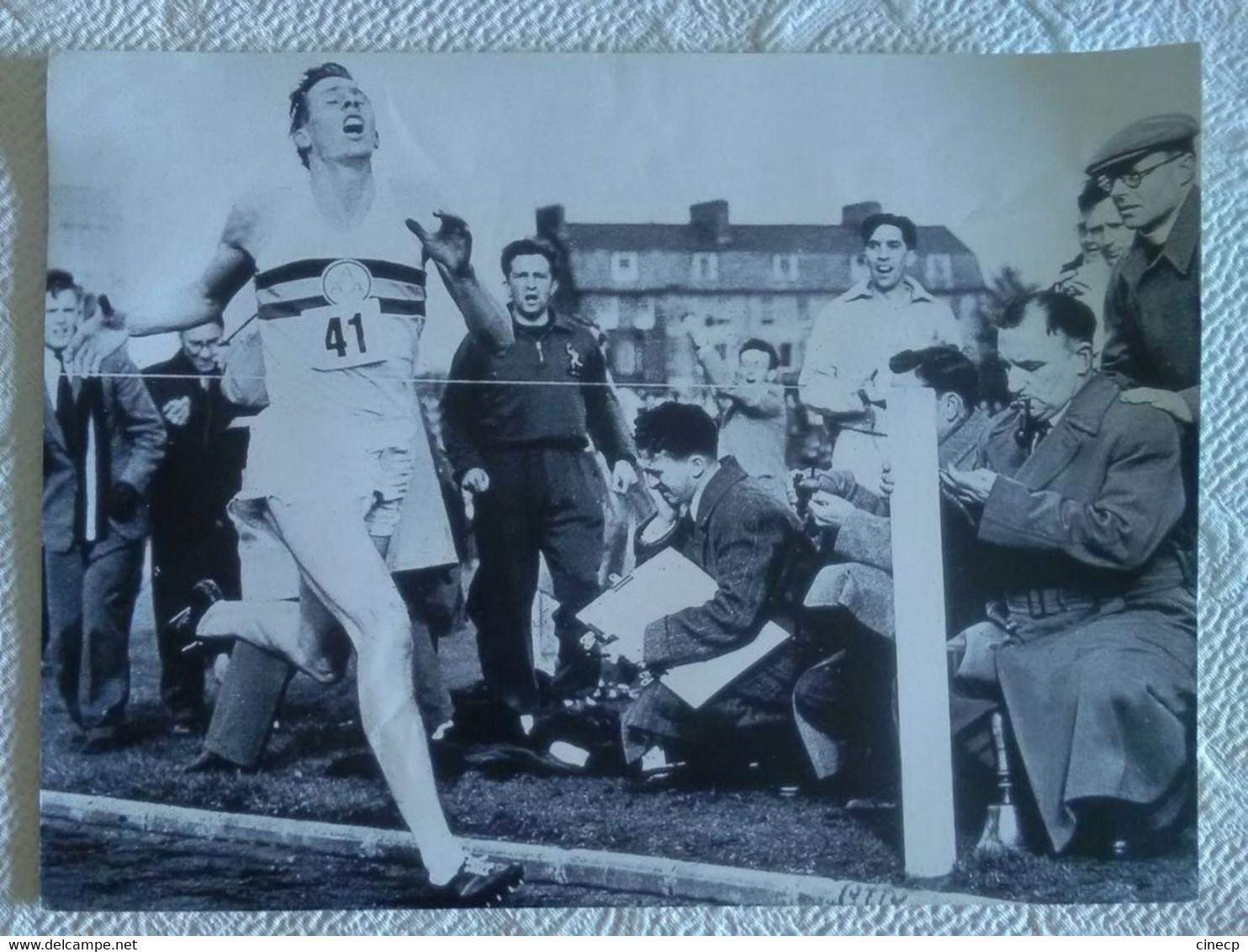 PHOTOGRAPHIE SPORT ATHLETISME "1954 OXFORD BANNISTER RECORD DU MONDE DU MILE SOUS LES 4 MINUTES" - Athlétisme