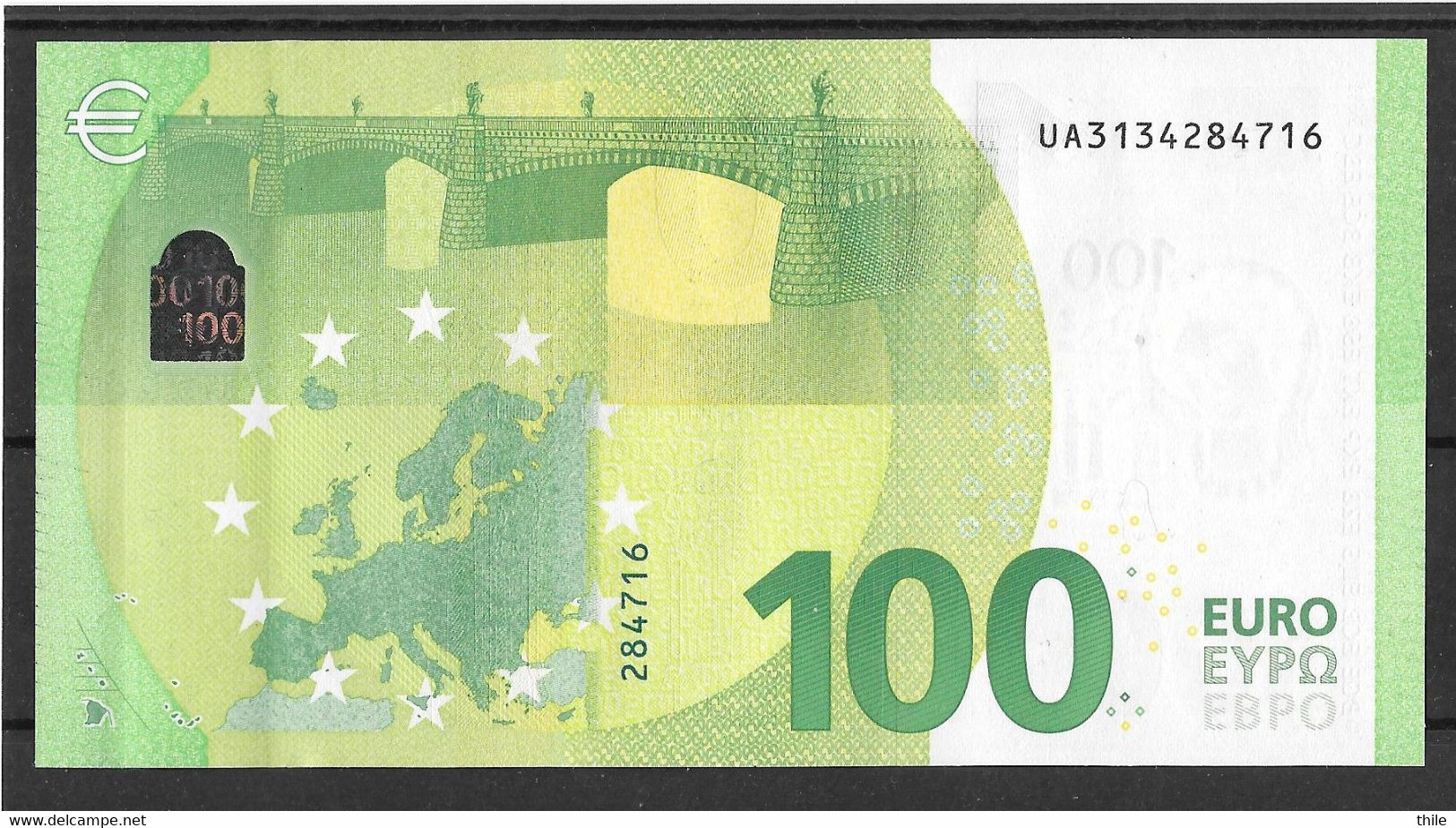 FRANCE - 100 € - UA - U005 D1 - UNC - 100 Euro