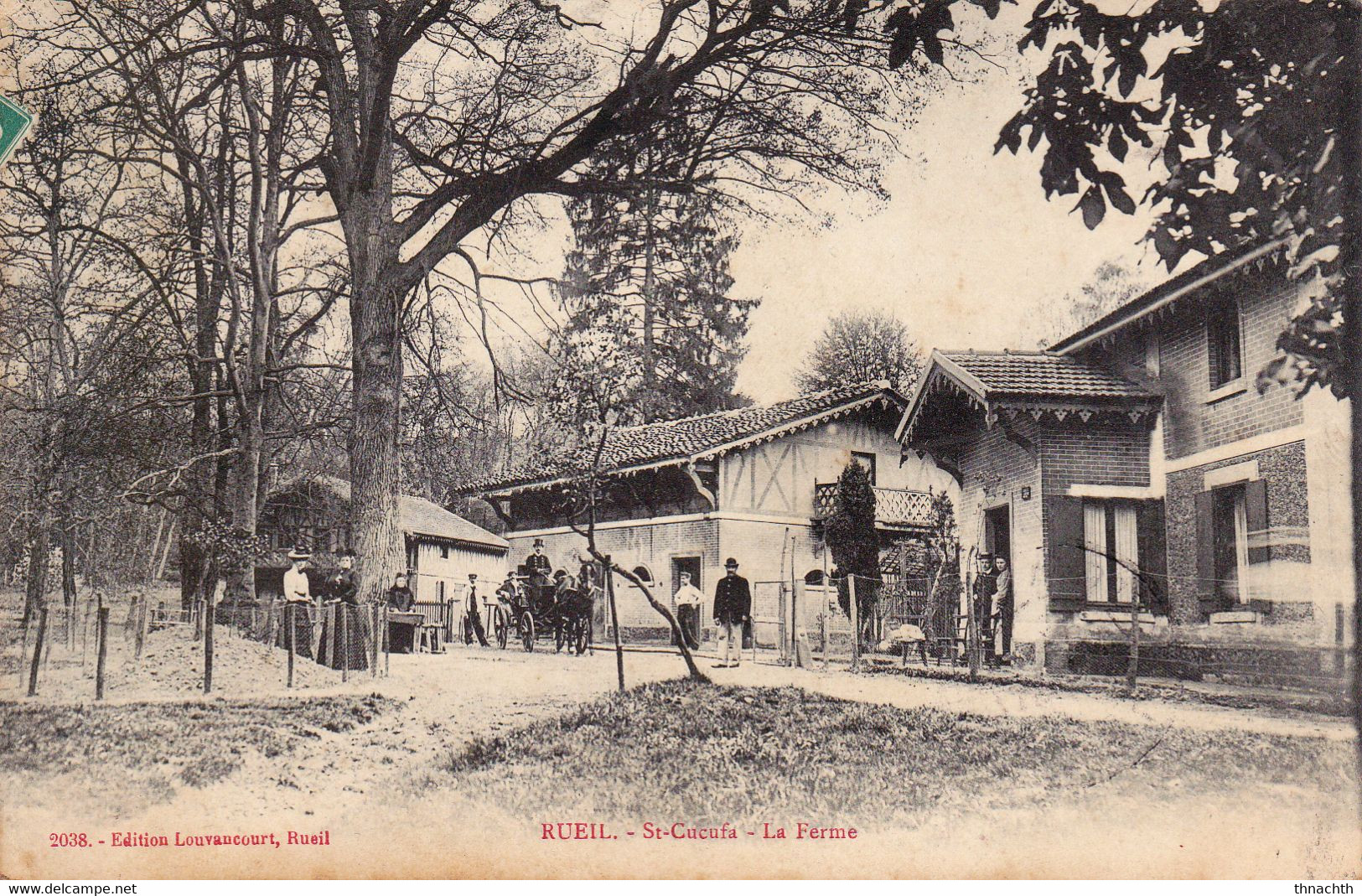 RUEIL : St-Cucufa - La Ferme (ed. Louvancourt) - 1910 - Rueil Malmaison