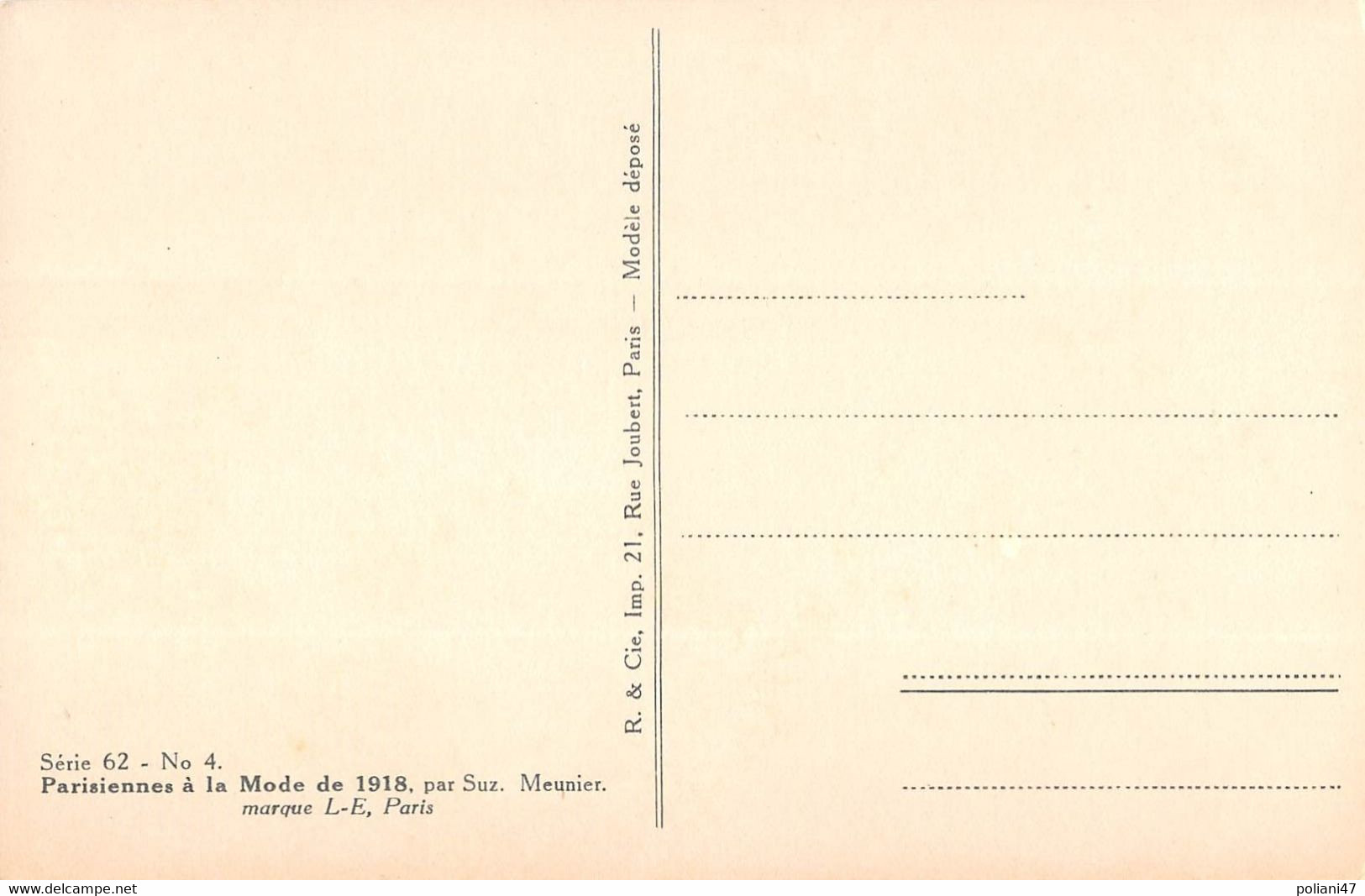 0735 "PARISIENNES A LA MODE DE 1918"  MEUNIER ILLUSTRATORE. CART NON SPED - Meunier, S.