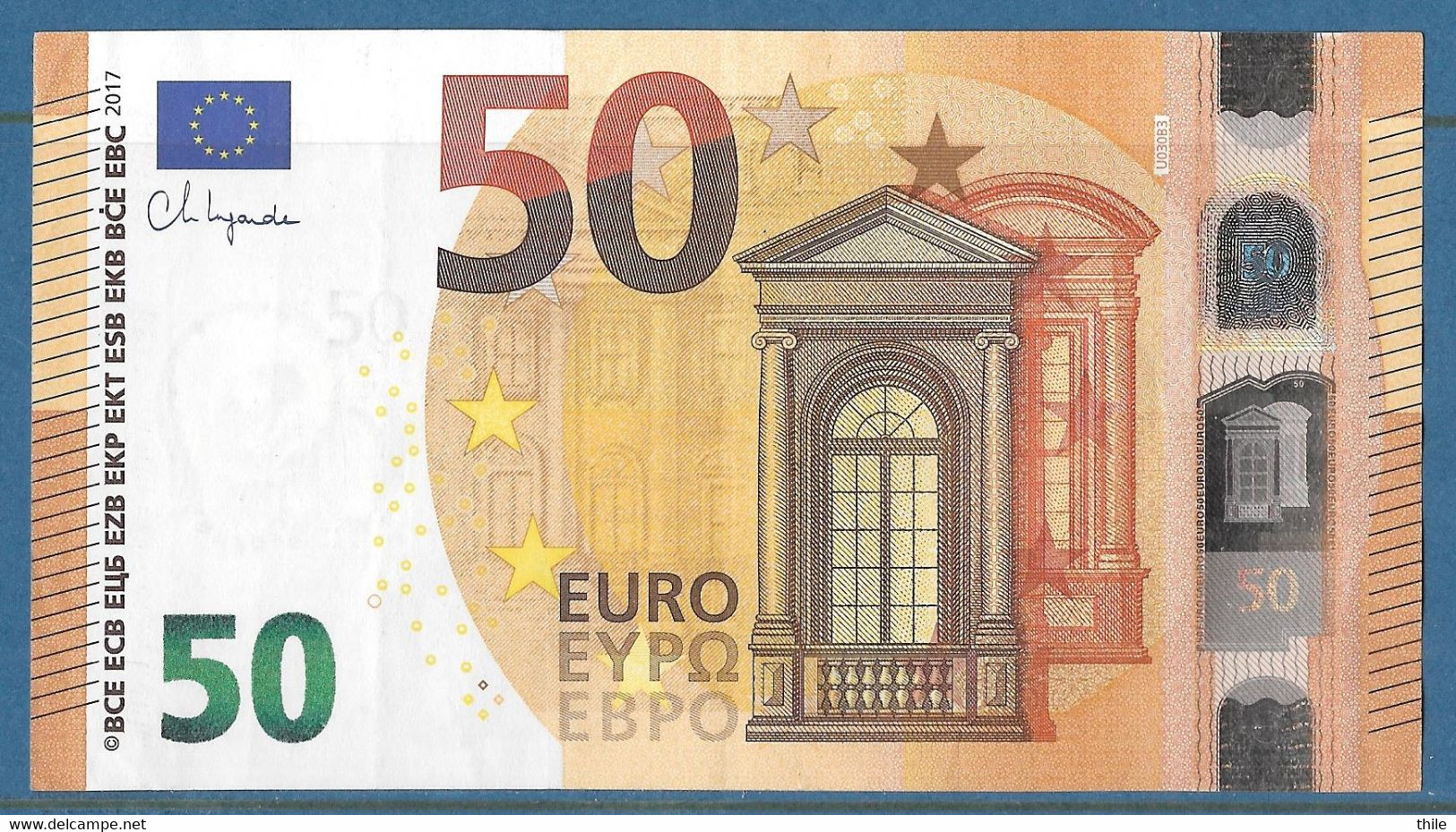 FRANCE - 50 € - UB - U030 B3 - UNC - Lagarde - 50 Euro