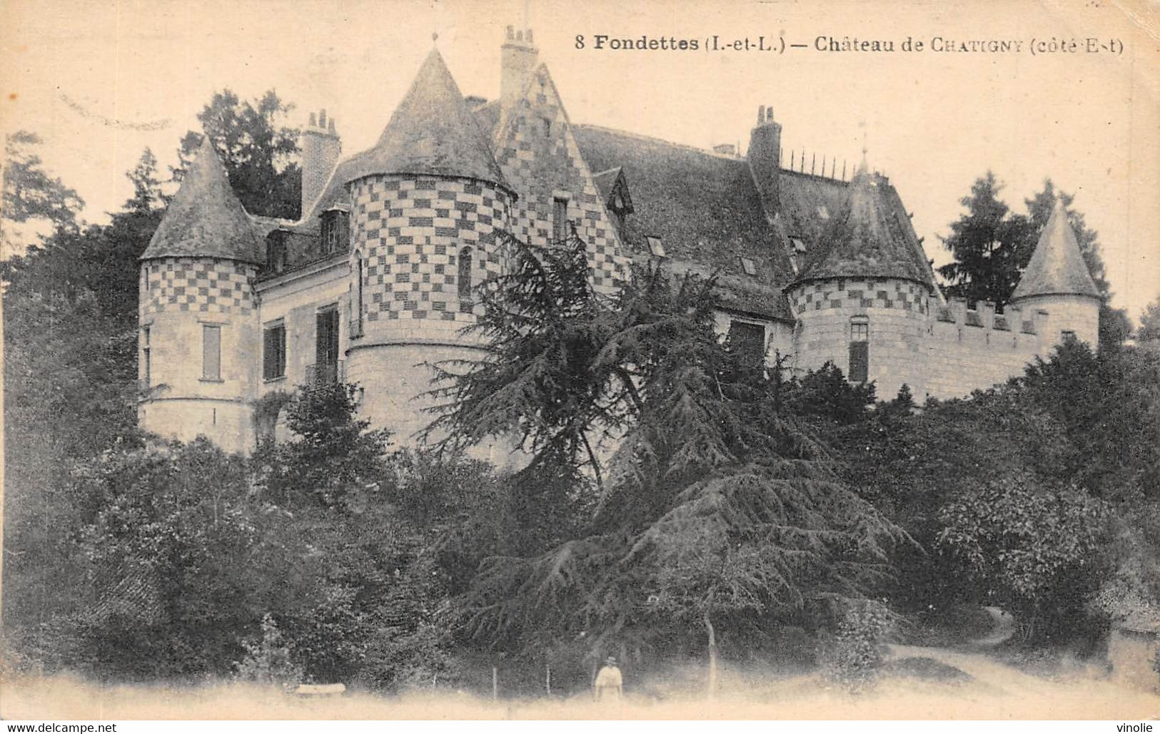 PIE-22-T.DH. : 2942 : CHATEAU DE CHATIGNY A FONDETTES - Fondettes