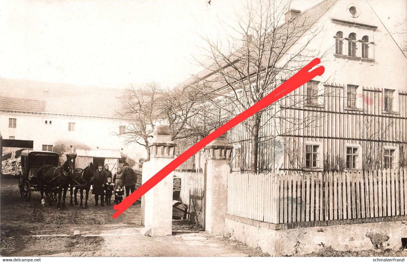 Foto AK Lichtenberg Haus Gehöft Kleindittmannsdorf Leppersdorf Wachau Großnaundorf Oberlichtenau Großröhrsdorf Pulsnitz - Pulsnitz