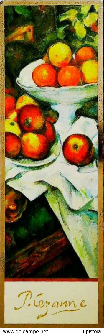 ►   Marque-Pages  Book Mark   Paul Cezanne Pommes Et Oranges Compotier - Bladwijzers