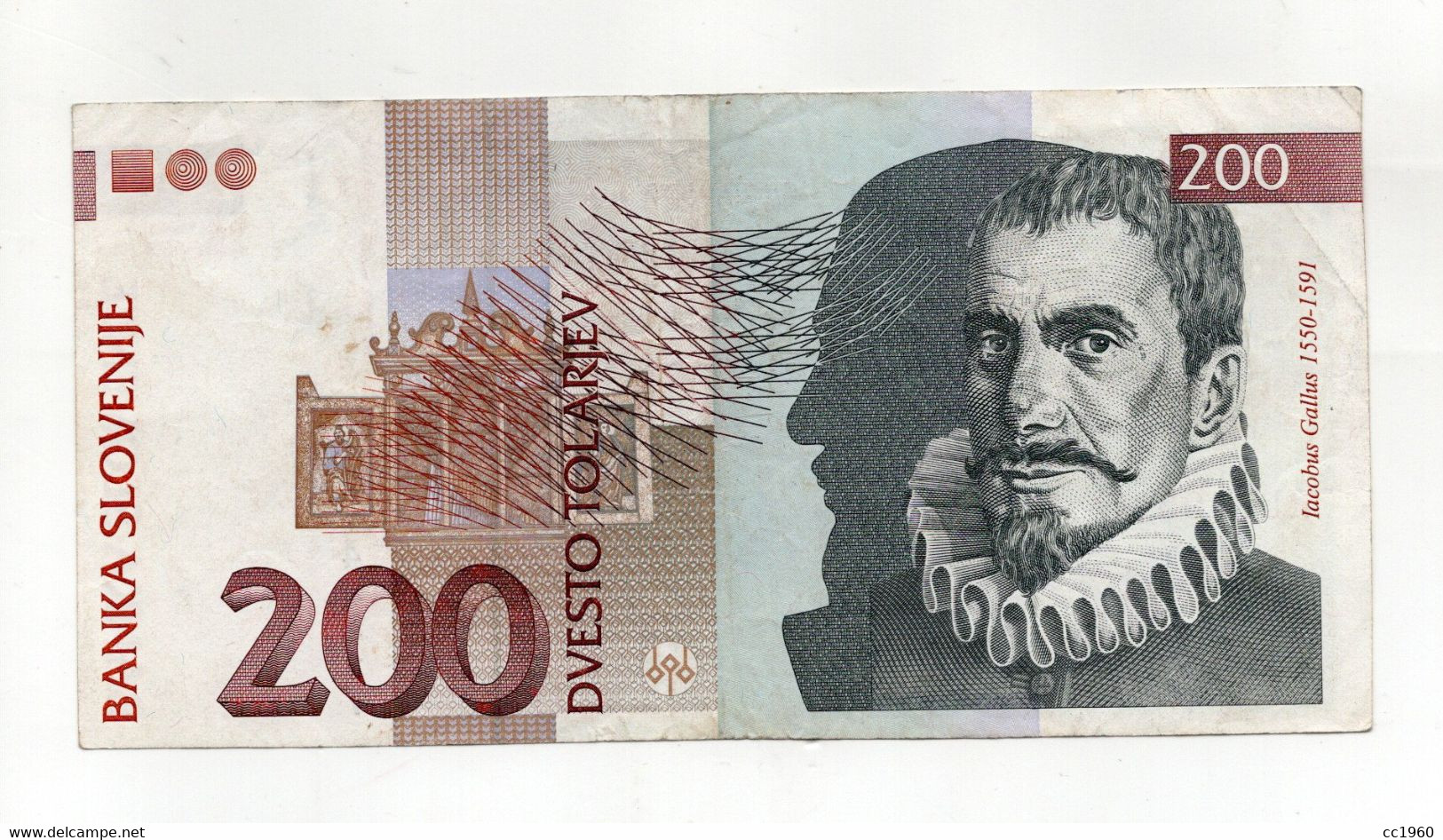 Slovenia - 1997 - Banconota Da 200 Talleri Sloveni - Usata -  (FDC34704) - Slovenië