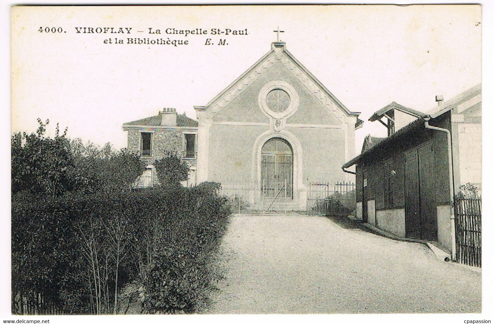 VIROFLAY_78- La Chapelle St-Paul Et La Bibliothèque - Phot Edition E.Malcuit N° 4000 - Viroflay
