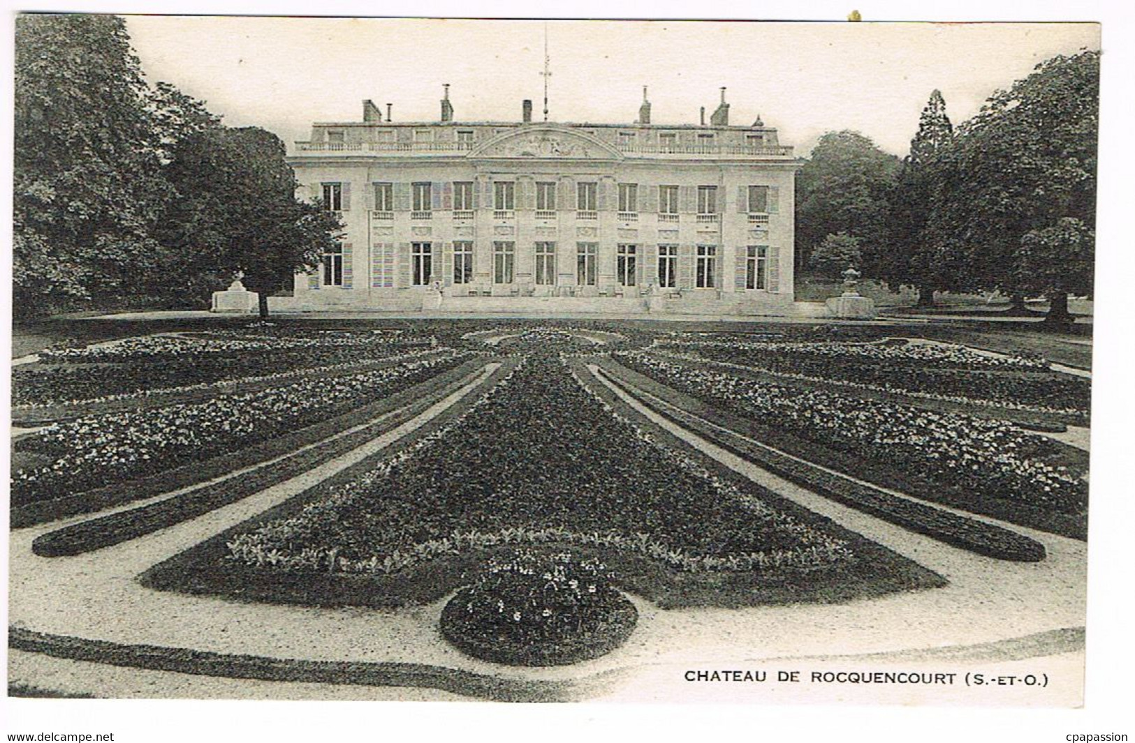 Chateau De ROCQUENCOURT  78 -Jardin - CPA - Rocquencourt