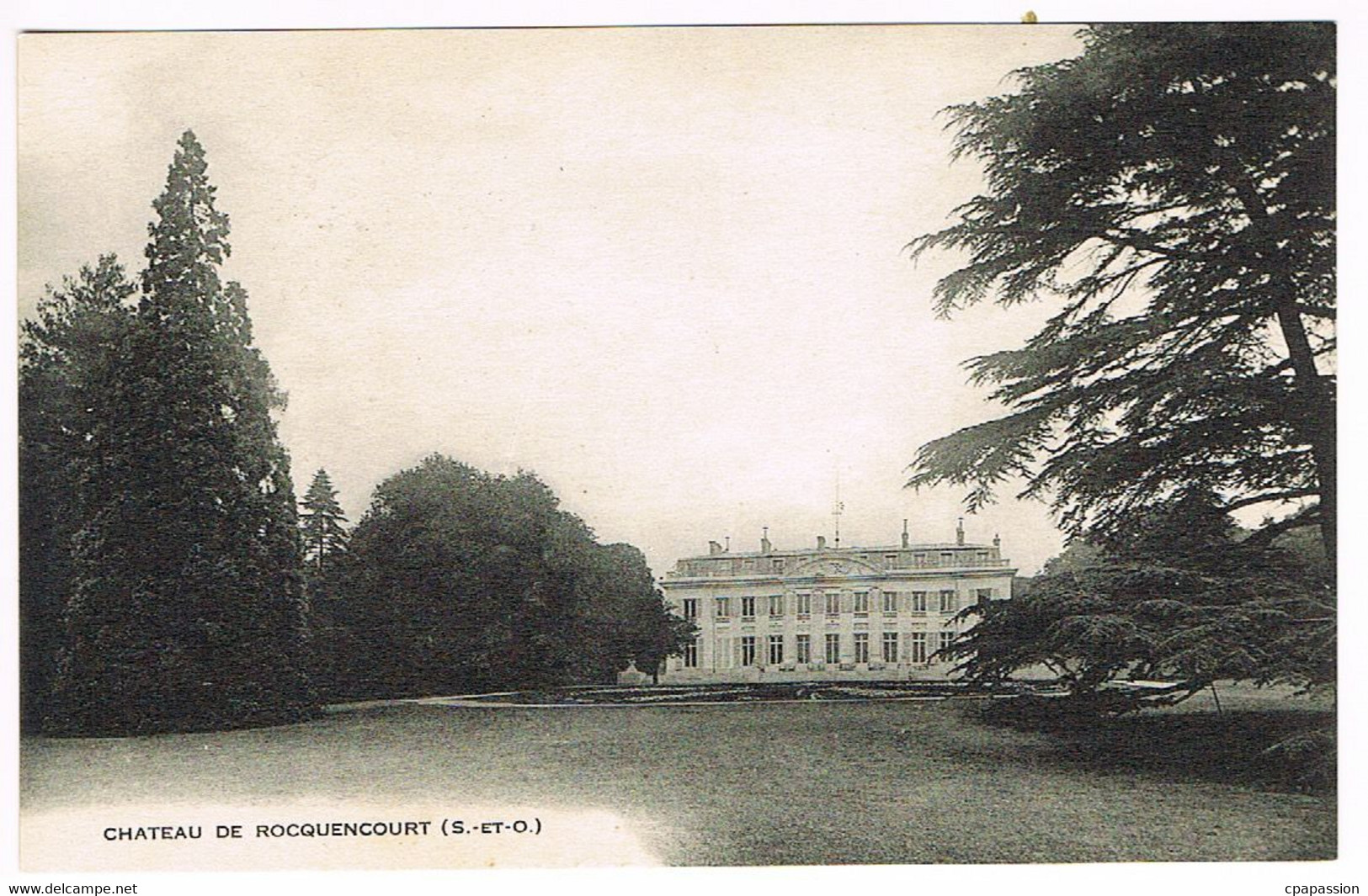 Chateau De ROCQUENCOURT  78 -Jardin  Arbres - CPA - Rocquencourt