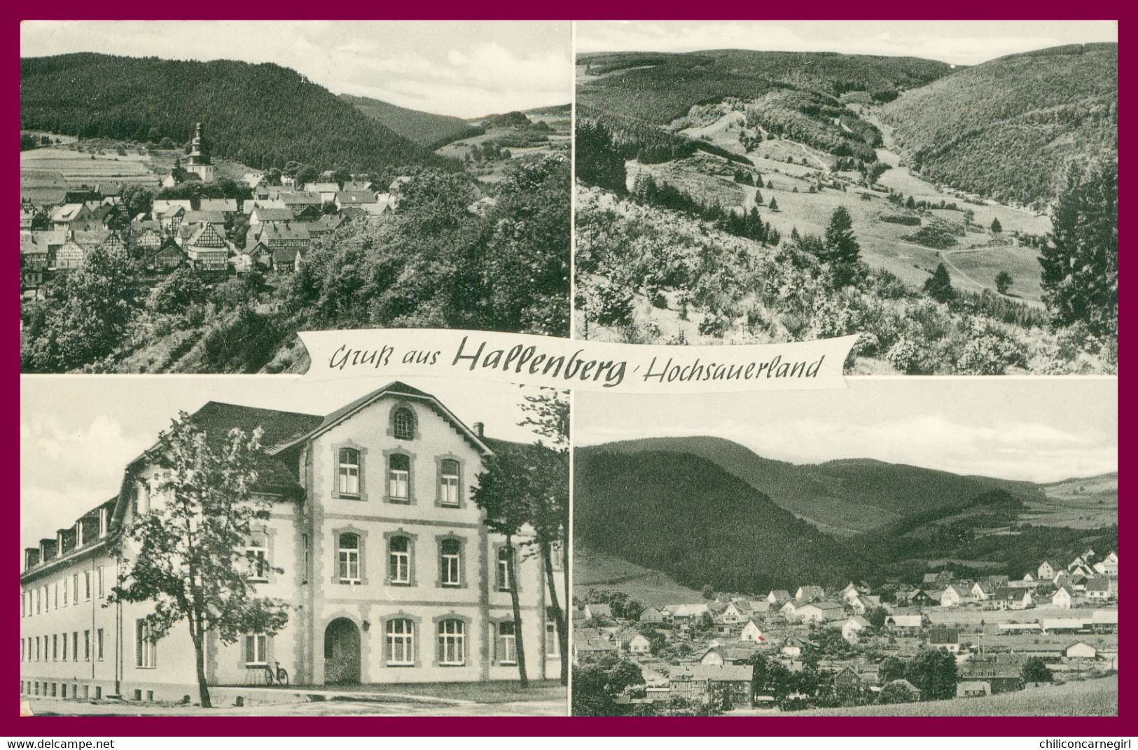 Gruss Aus HALLENBERG - Gruß - Multivues - Edit. H. MAUSE - Nr. 1481 - Steinbach-Hallenberg