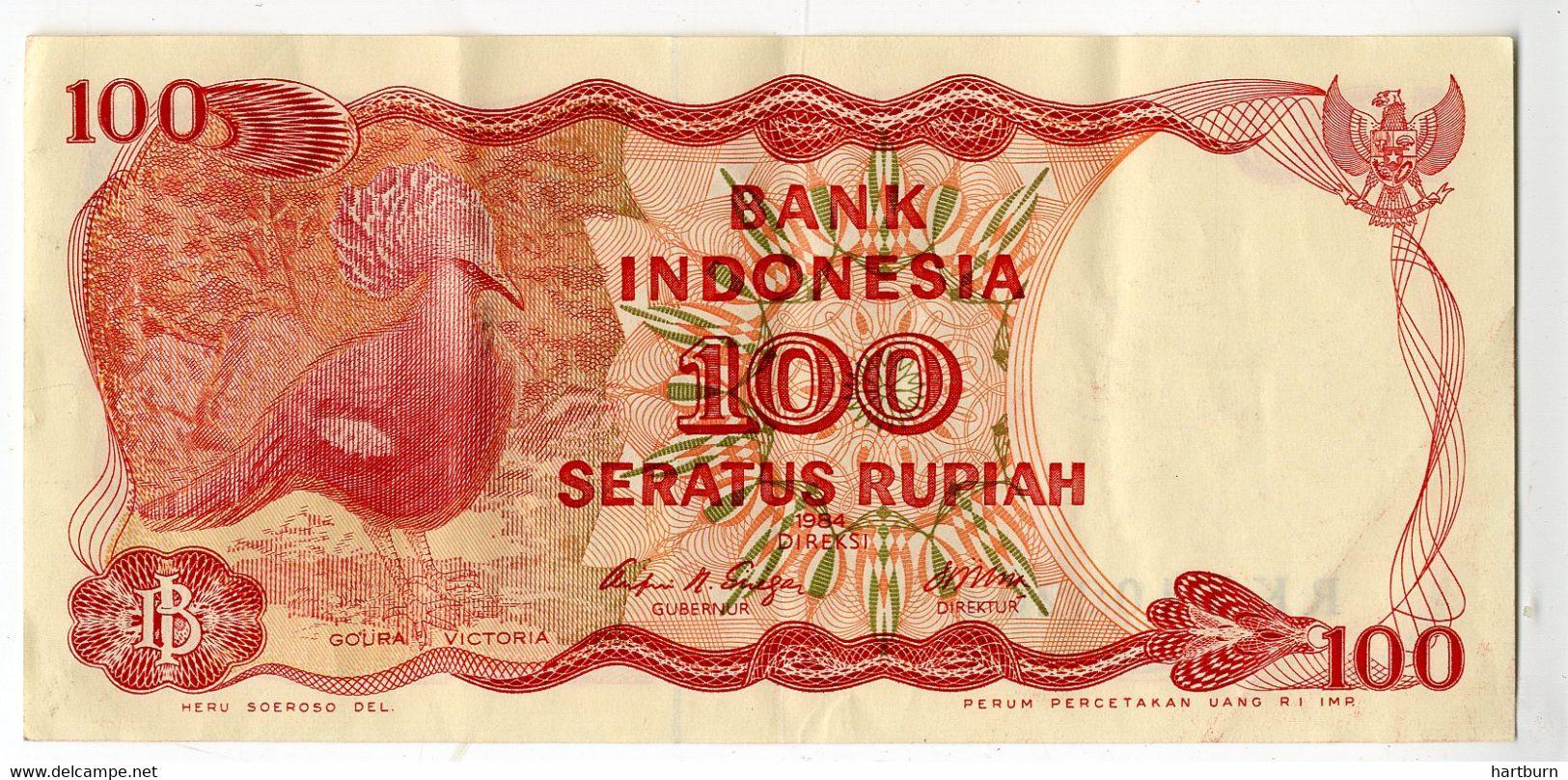 ♥️  Bank Indonesia, 100 Seratus Rupiah - Briefjesgeld (BAK-5,2) - Other - Asia