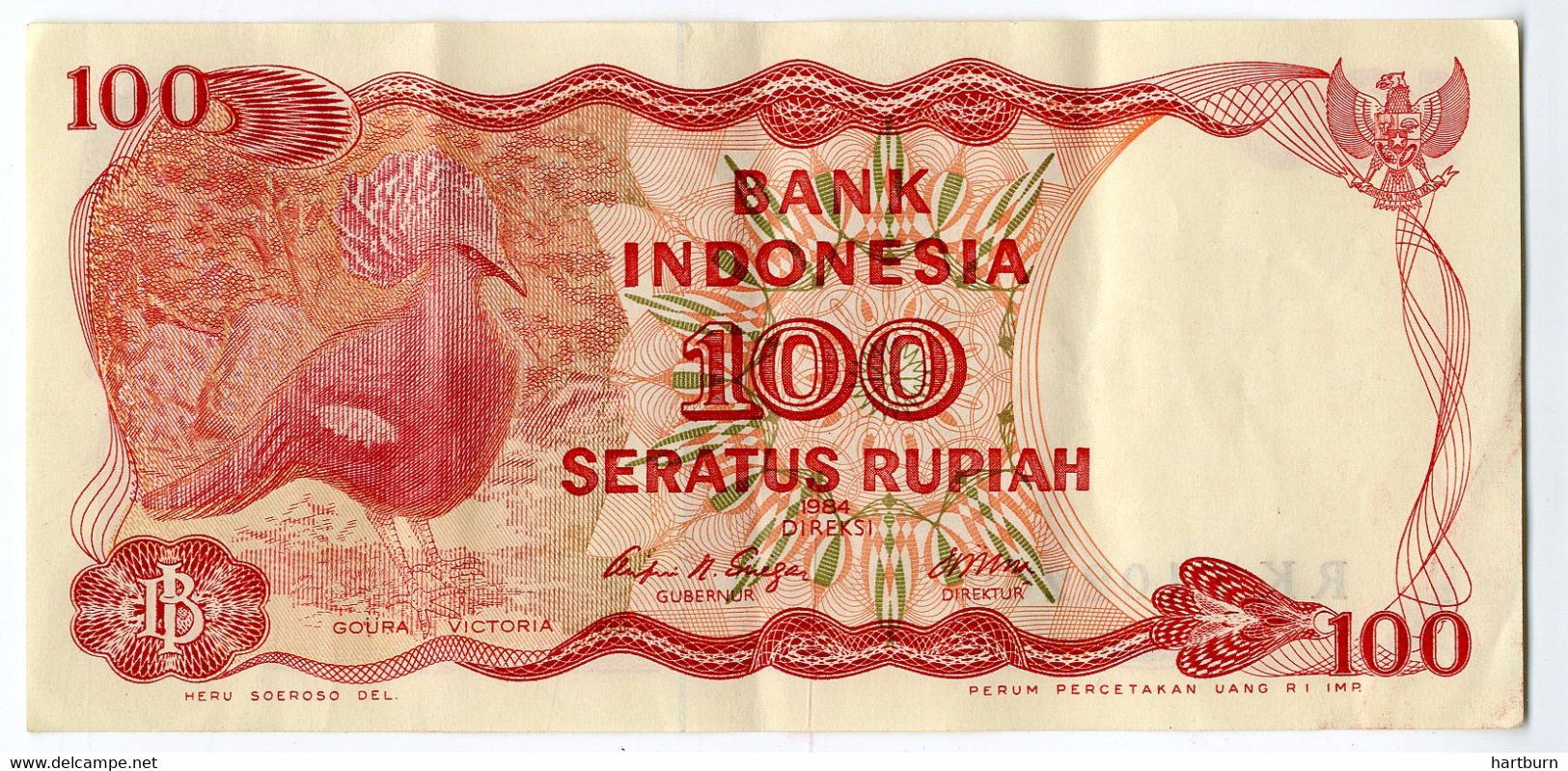 ♥️  Bank Indonesia, 100 Seratus Rupiah - Briefjesgeld (BAK-5,2) - Other - Asia