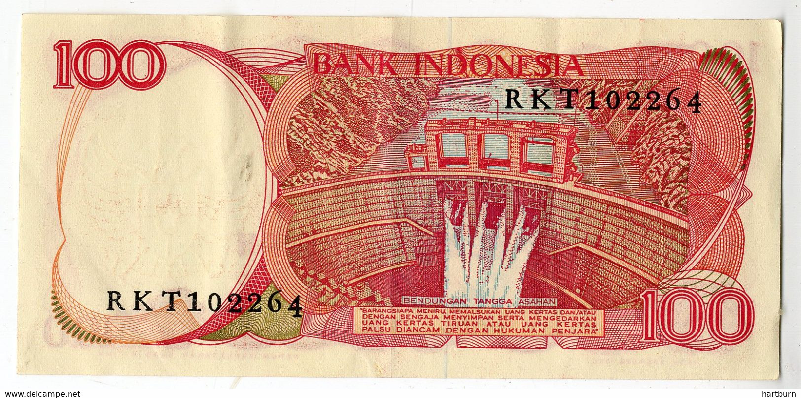 ♥️  Bank Indonesia, 100 Seratus Rupiah - Briefjesgeld (BAK-5,2) - Sonstige – Asien