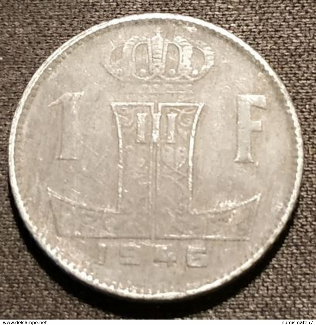 BELGIQUE - BELGIUM - 1 FRANC 1946 - Léopold III - Type Rau - ( België - Belgique ) - KM 128 - 1 Franc