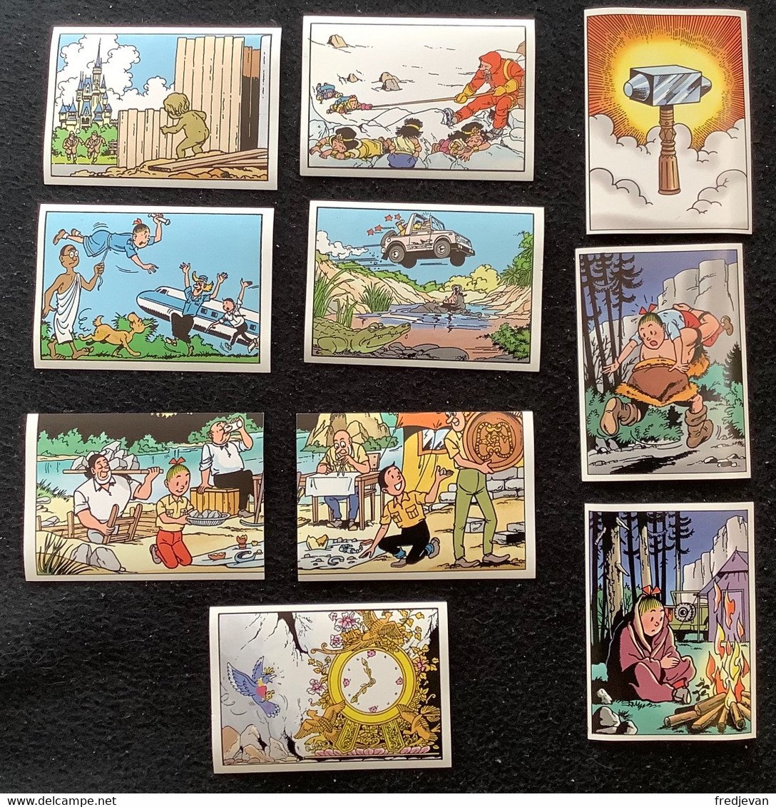 Lot Van 10 Stickers - Suske En Wiske / Bob Et Bobette / 1995 - Suske & Wiske