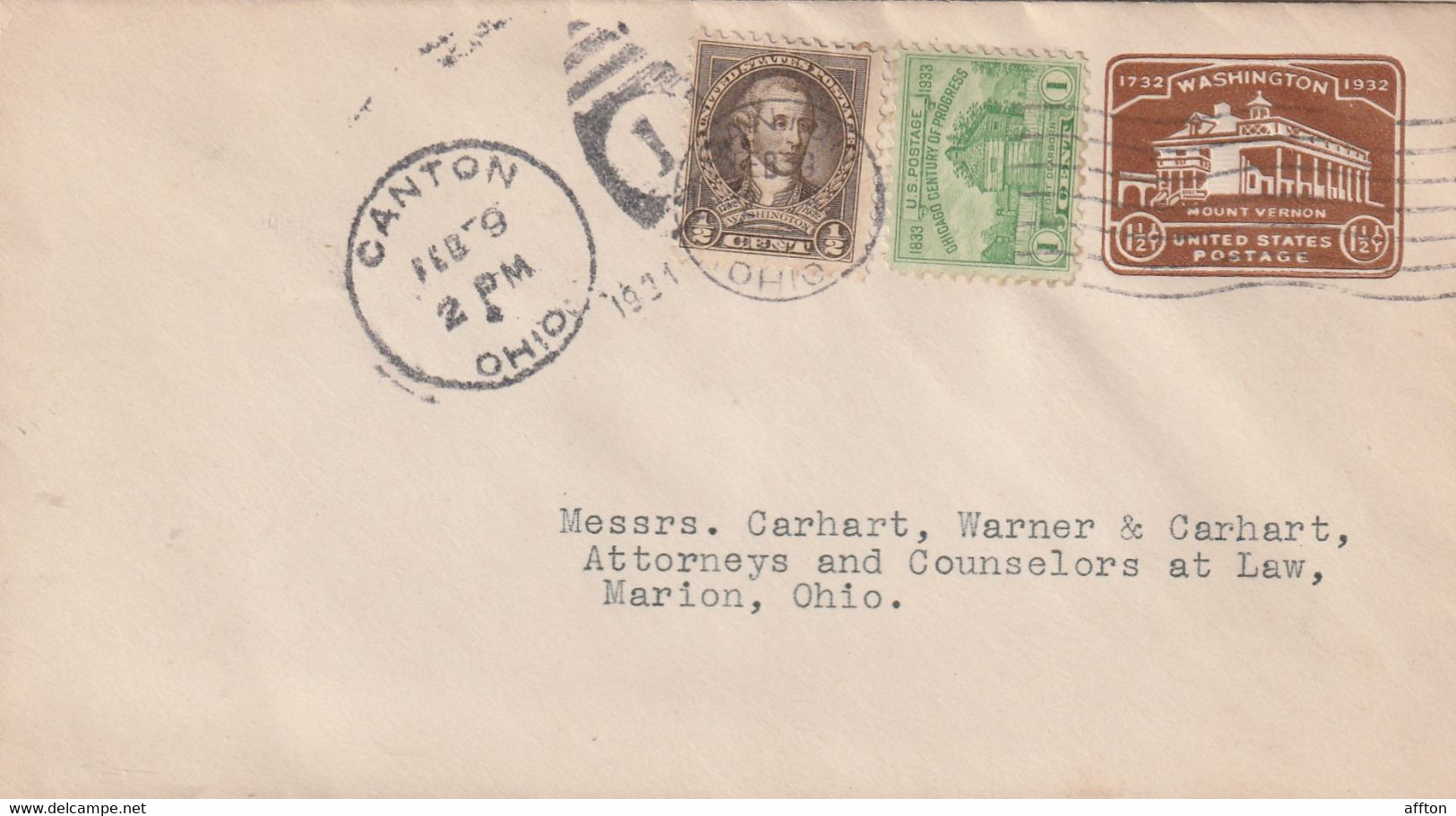 United States Old Cover Mailed - 1921-40