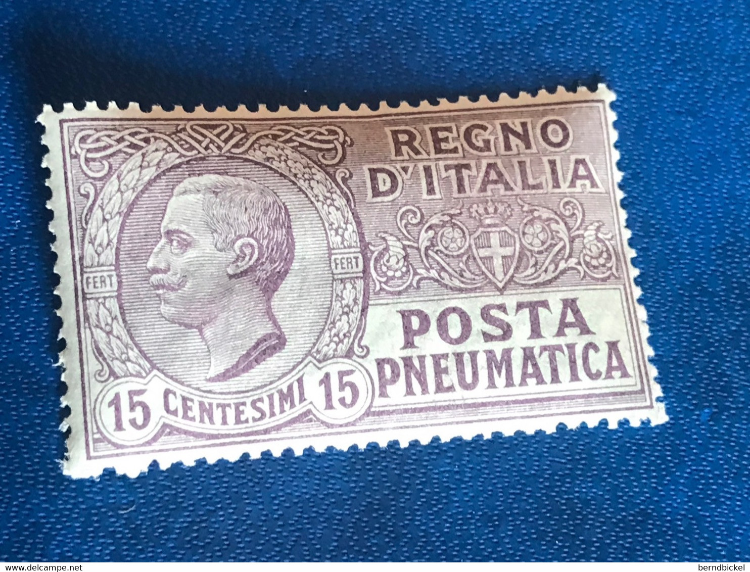 Italien 15 Centesimi 1921 Postfrisch 1921 Posta Pneumatica Michel 173 - Correo Neumático