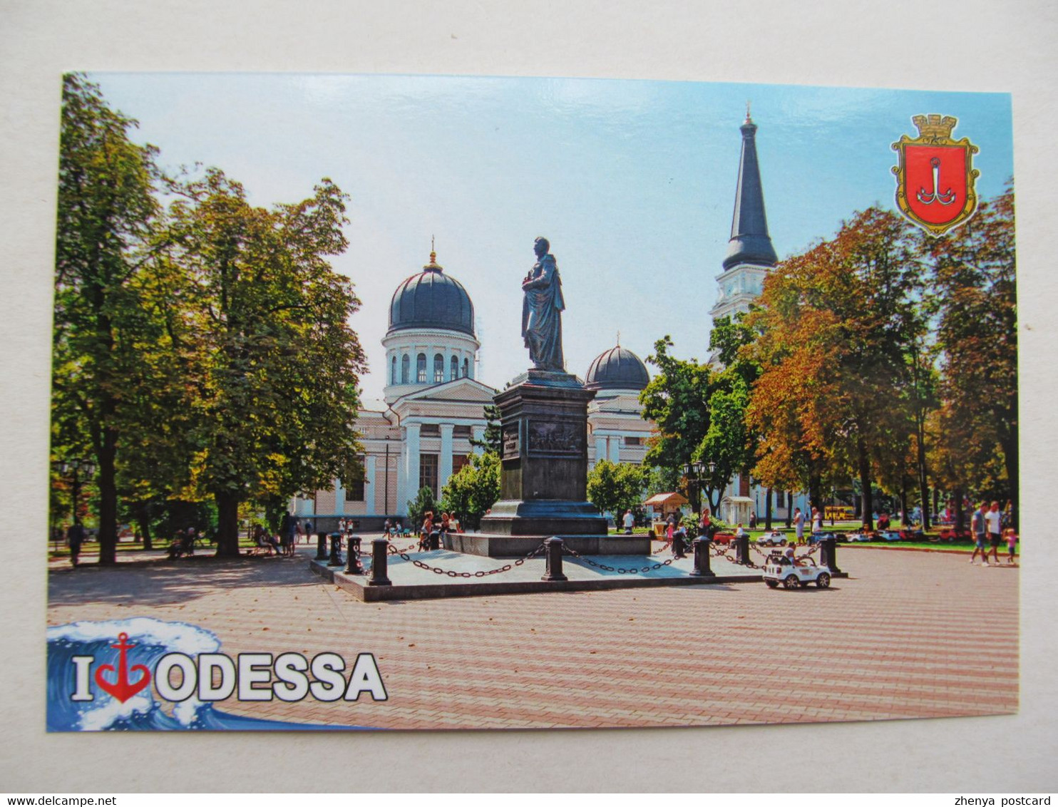 Odessa (Odesa) Catherdal Square Moderm PC Odessa 225 Years - Kirchen U. Kathedralen