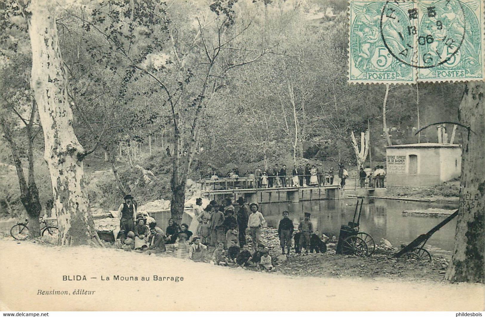 ALGERIE  BLIDA Le Mouns Au Barrage - Blida