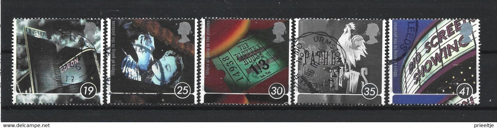 Gr. Britain 1996 Cinema Centenary Y.T. 1866/1870 (0) - Used Stamps