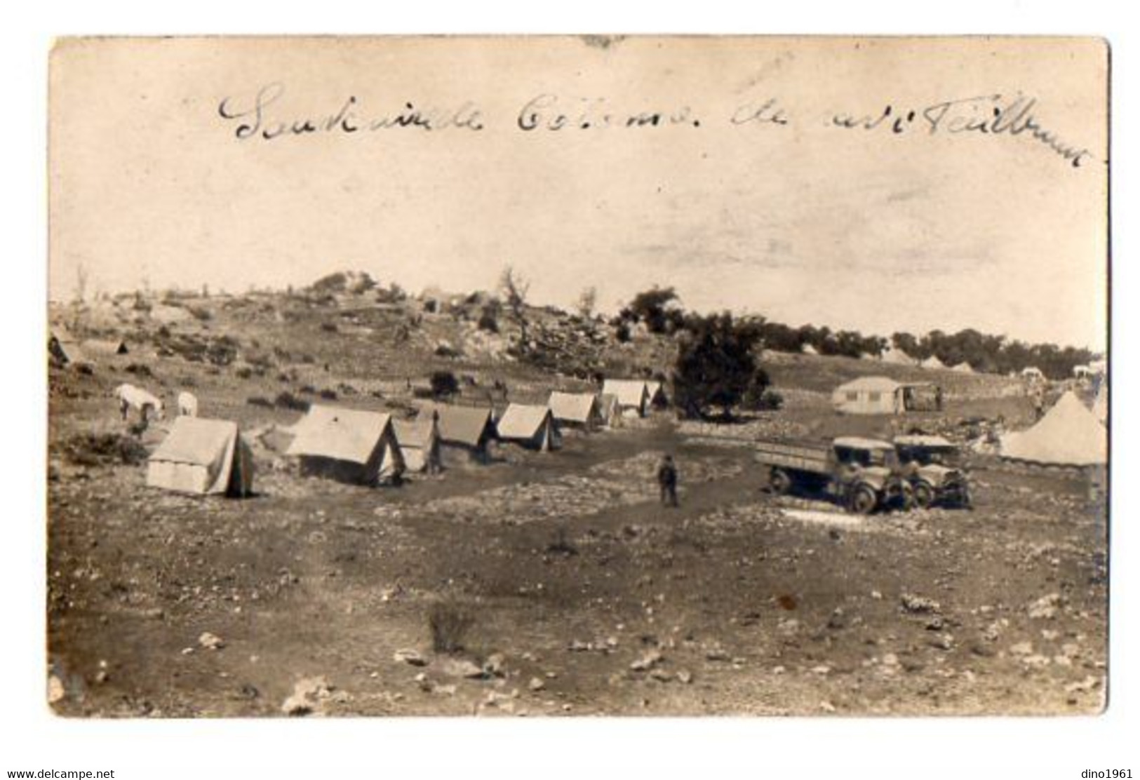 CPA 3263 - MILITARIA - Carte Photo Militaire - Guerre 1914 - 18 / Campement Militaire - Camion Militaire - Materiaal