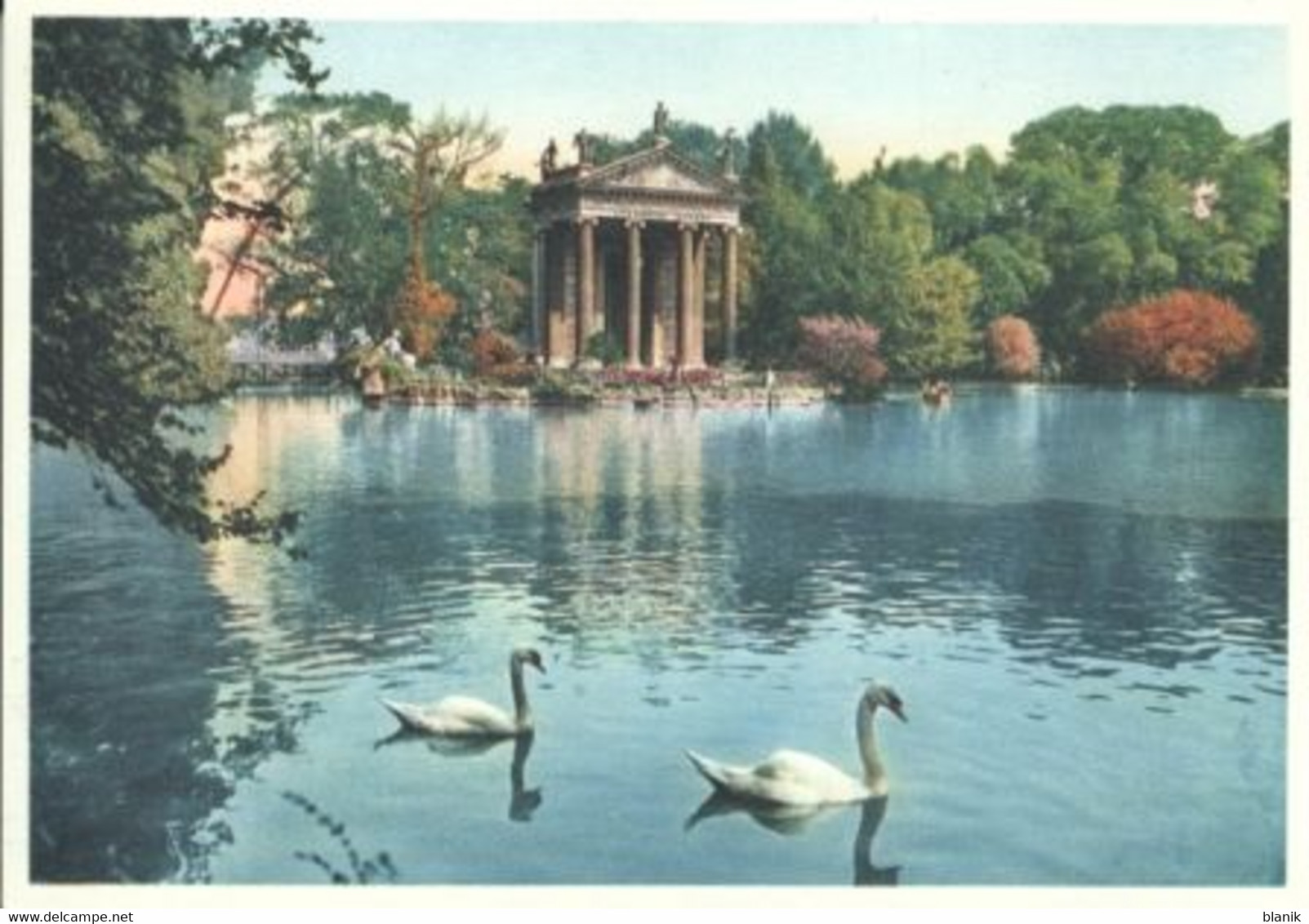 I - Roma - I Xxxx 95 019 / Řím - Villa Borghese Il Laghetto - Villa Botghese Der See - Parks & Gardens