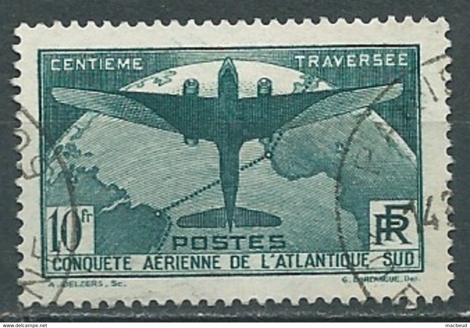 France -   -  Yvert N° 321 Oblitéré    -  Pal 7904 - Oblitérés