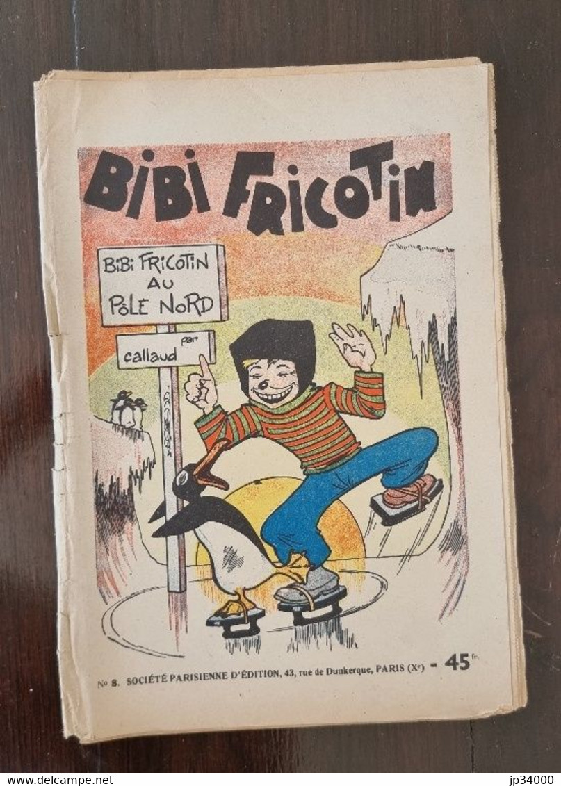 BIBI FRICOTIN Au Pole Nord. N°8. SPE Edition De 1948. Bon état - Bibi Fricotin