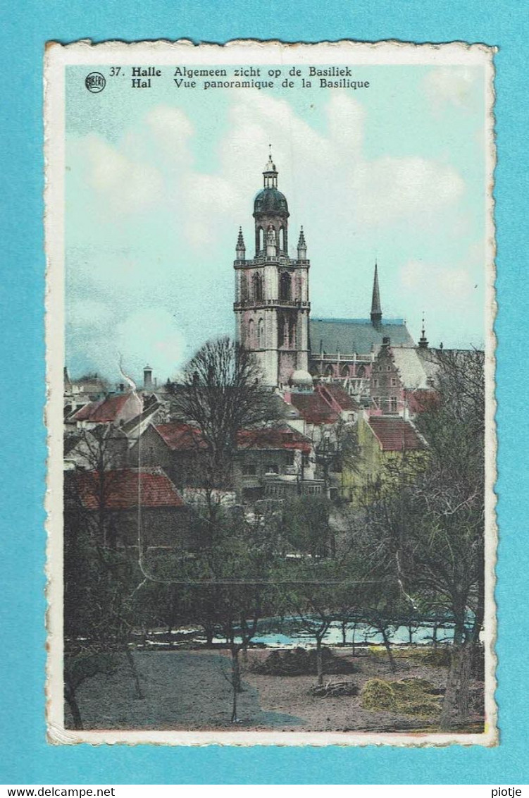 * Halle - Hal (Vlaams Brabant) * (Albert - P.X., Nr 37) Carte à Système - Systeemkaart, Vue Panoramique De La Basilique) - Halle