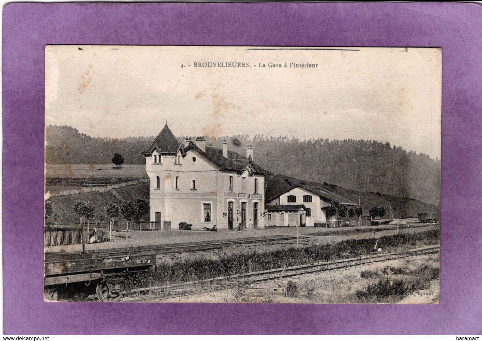 88 BROUVELIEURES La Gare à L'intérieur - Brouvelieures