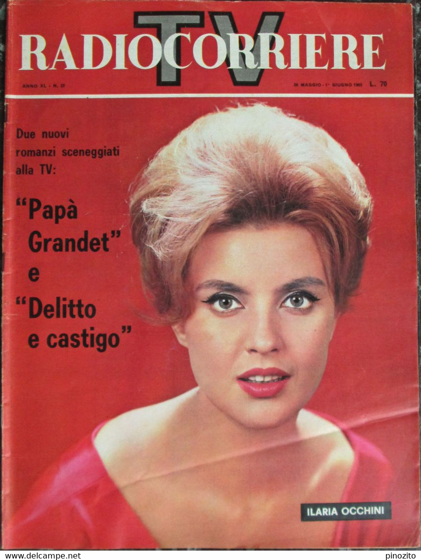 RADIOCORRIERE TV 22 1963 Ilaria Occhini Olga Fagnano Nunzio Filogamo Gordon Cooper Federico Fellini - Televisione