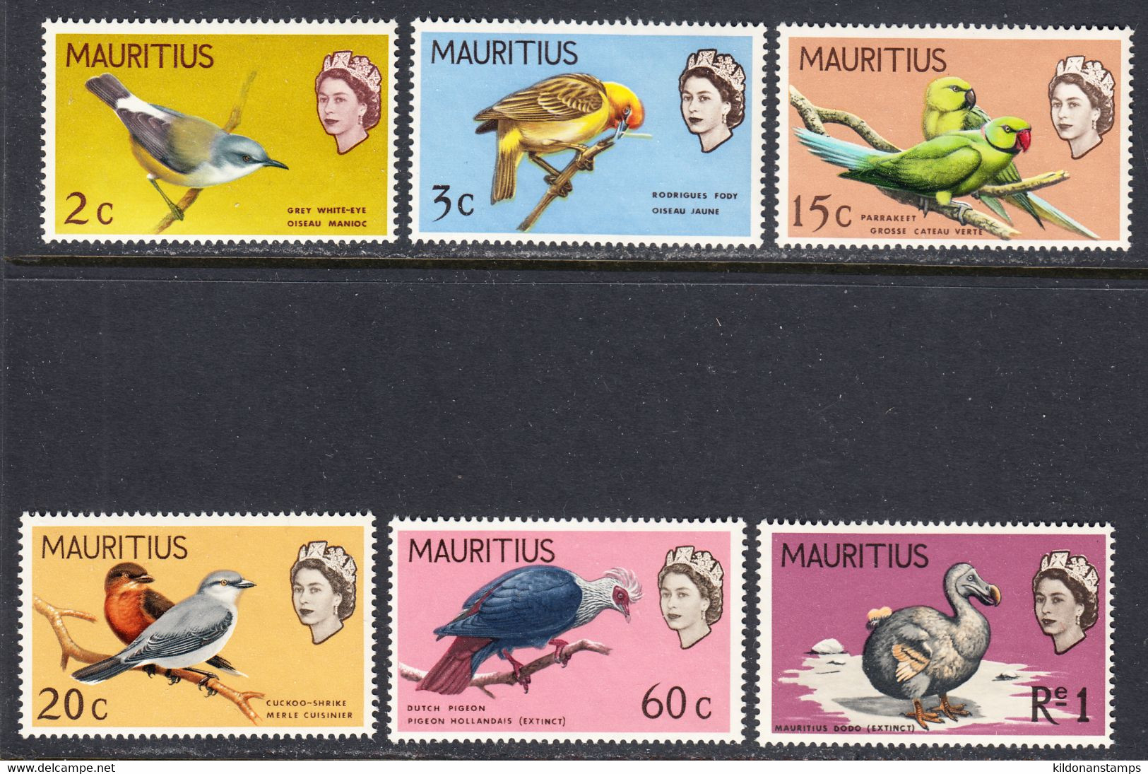 Mauritius 1968 Mint No Hinge, Sc# 327-332 - Mauricio (1968-...)