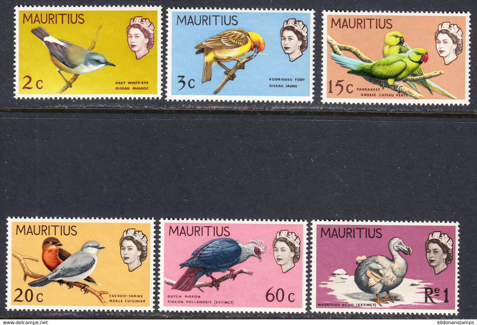 Mauritius 1968 Mint No Hinge, Sc# 327-332 - Mauricio (1968-...)