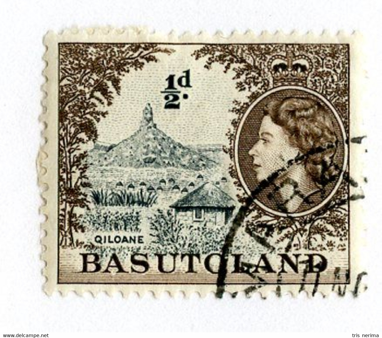 9818 BC Basutoland 1954 Scott# 46 Used [Offers Welcome] - 1965-1966 Interne Autonomie