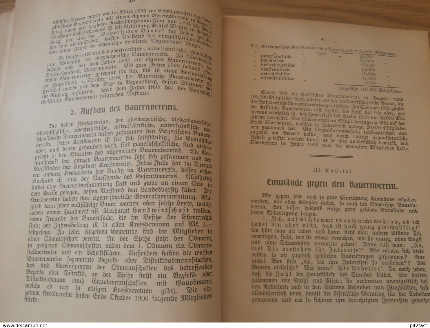 Der Bayerische Bauernverein in Vergangenheit, Gegenwart und Zukunft , 1906 , Bayern , Bauern , Landwirtschaft , Ansbach