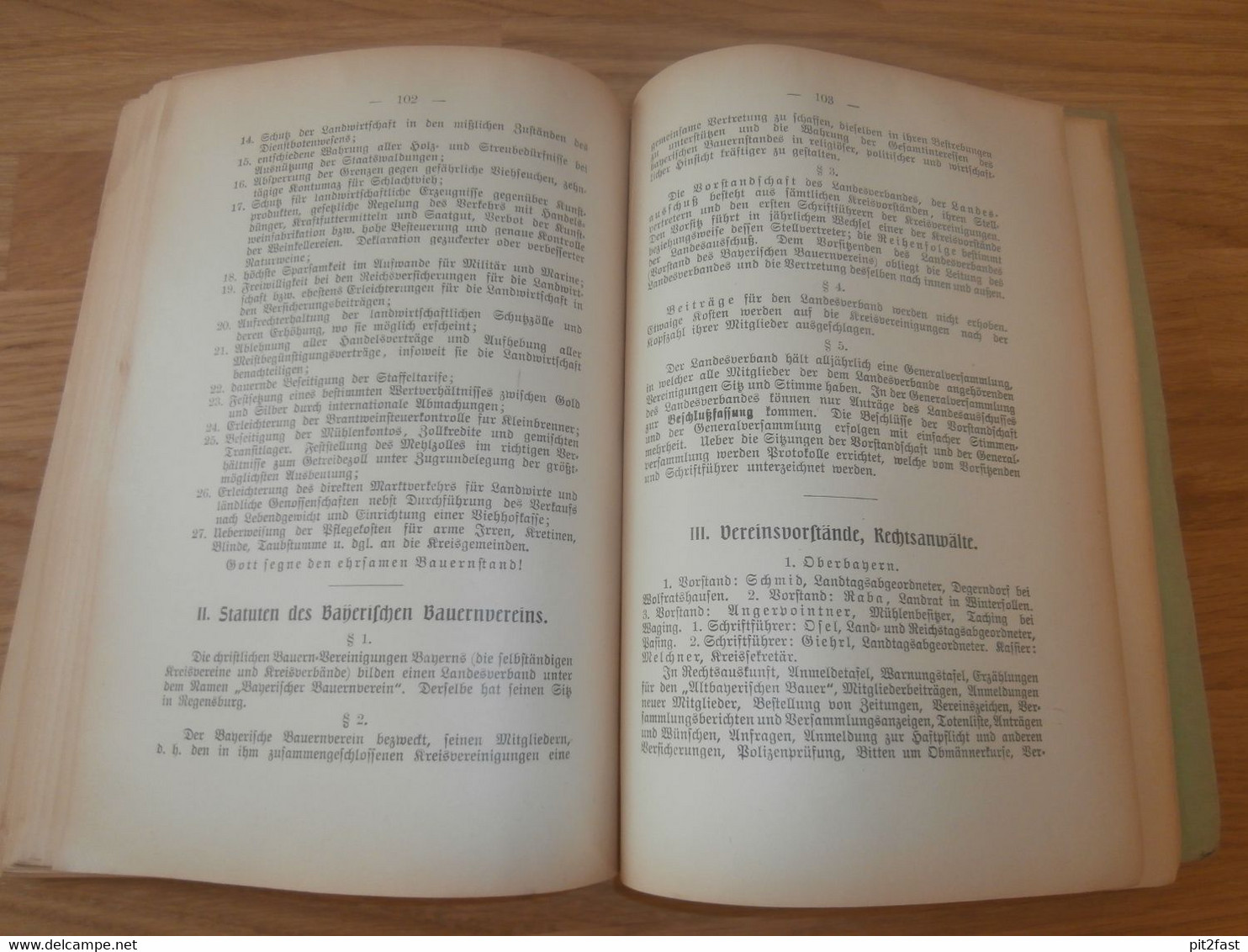 Der Bayerische Bauernverein in Vergangenheit, Gegenwart und Zukunft , 1906 , Bayern , Bauern , Landwirtschaft , Ansbach