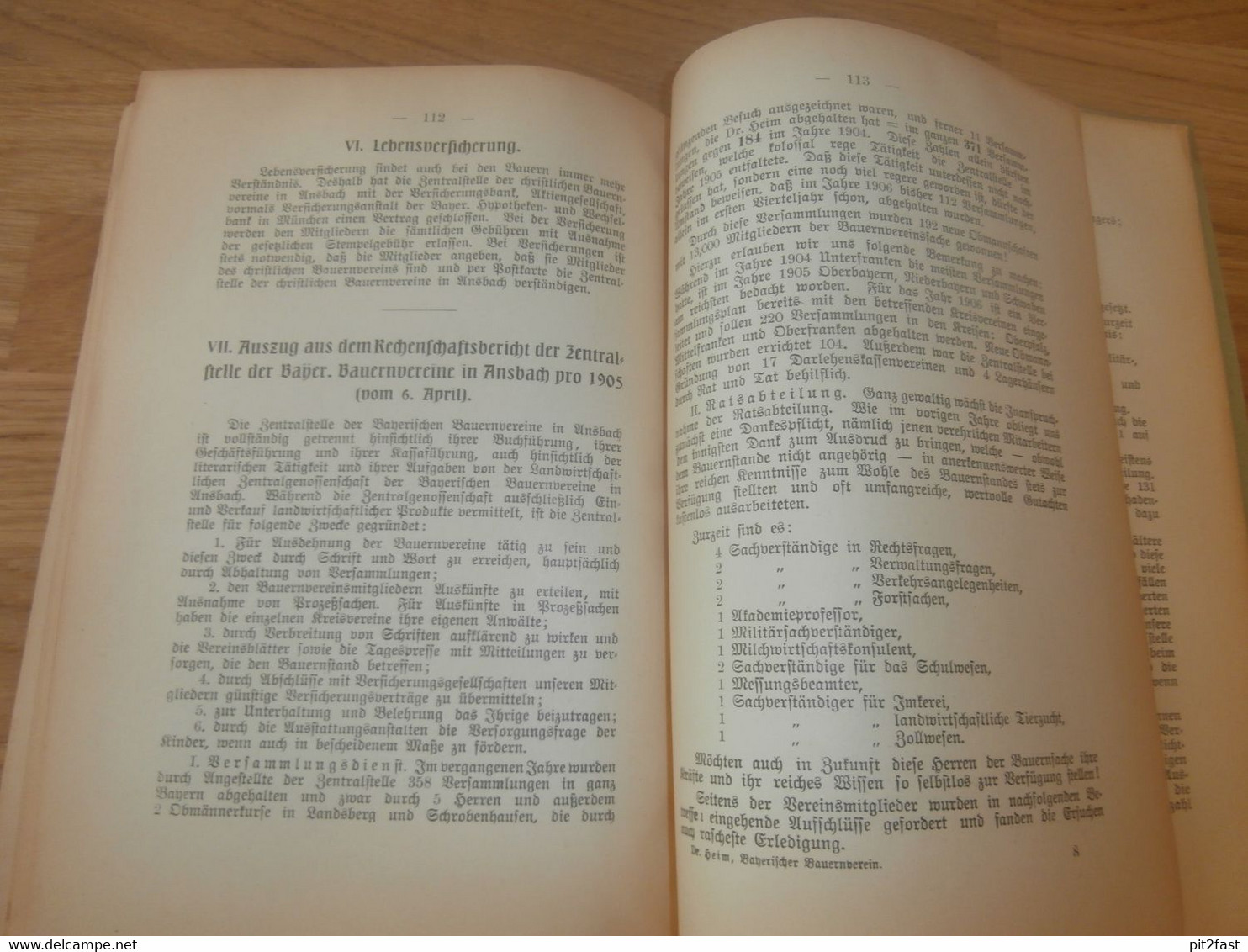 Der Bayerische Bauernverein in Vergangenheit, Gegenwart und Zukunft , 1906 , Bayern , Bauern , Landwirtschaft , Ansbach