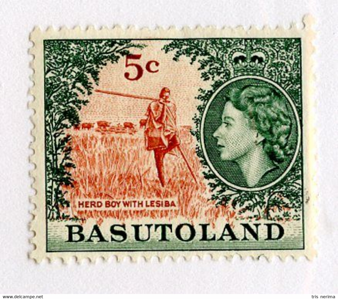 9832 BC Basutoland 1962 Scott# 77 Used [Offers Welcome] - 1965-1966 Autonomía Interna