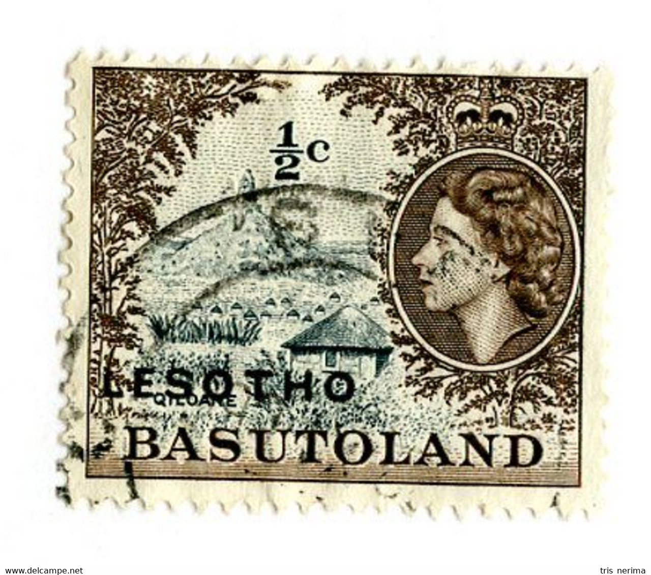 9835 BC Basutoland 1966 Scott# 5 Used [Offers Welcome] - 1965-1966 Self Government