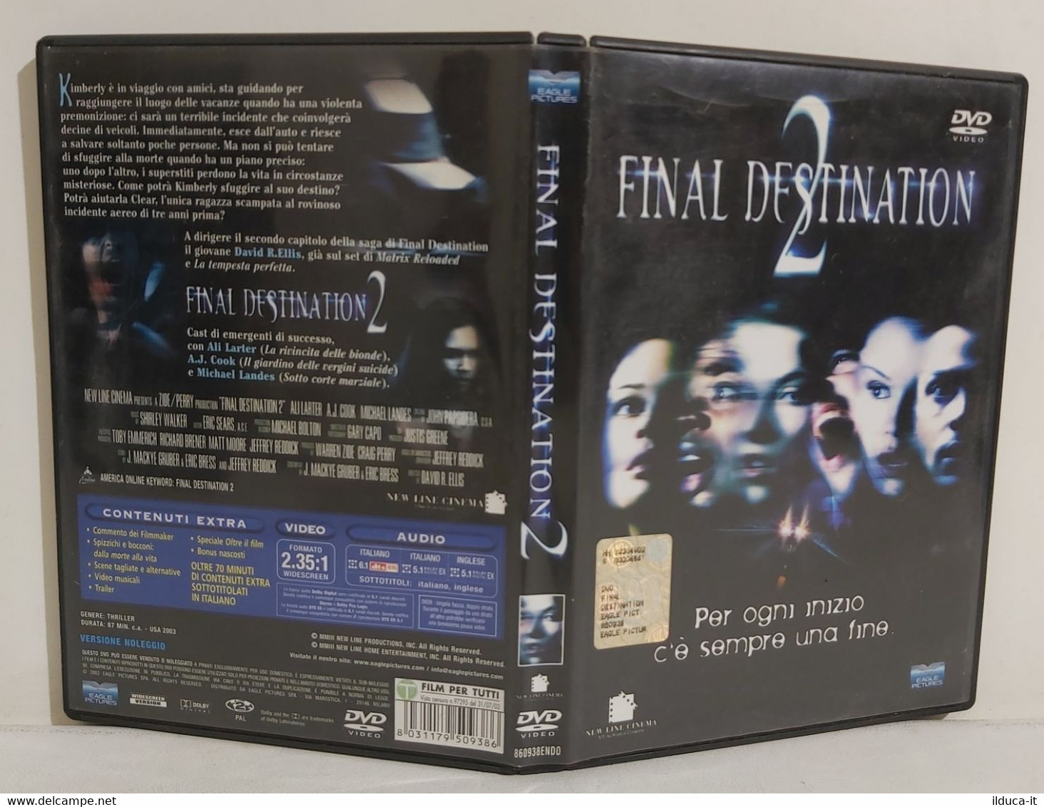 I104826 DVD - FINAL DESTINATION 2 (2003) - David R. Ellis / Ali Larter - Horror