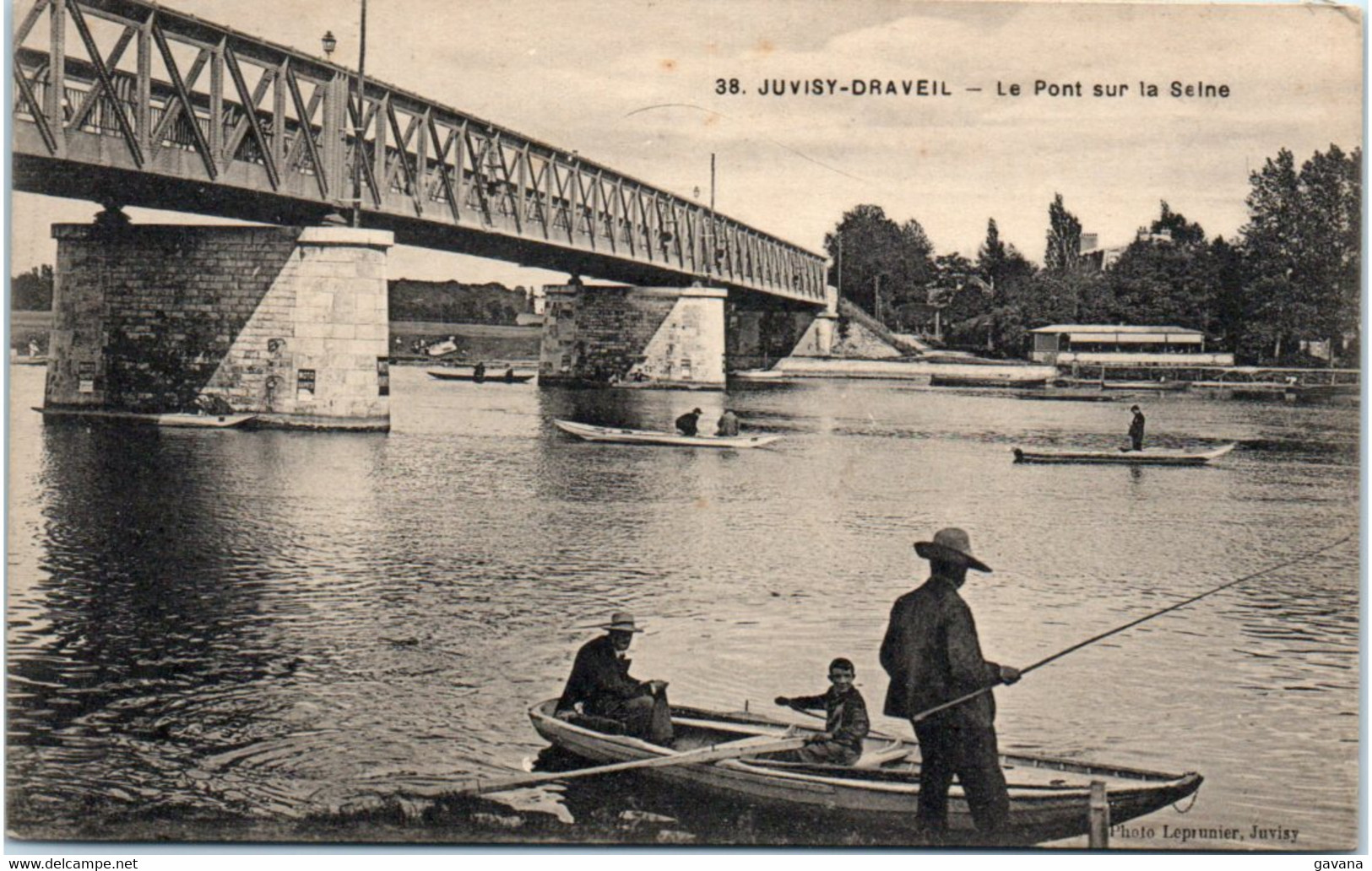 91 JUVISY -DRAVEIL - Le Pont Sur La Seine - Juvisy-sur-Orge