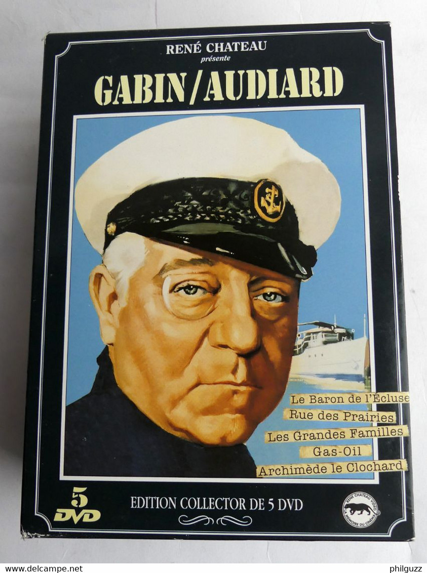 COFFRET 5 DVD GABIN - AUDIARD RENE CHATEAU - Classic
