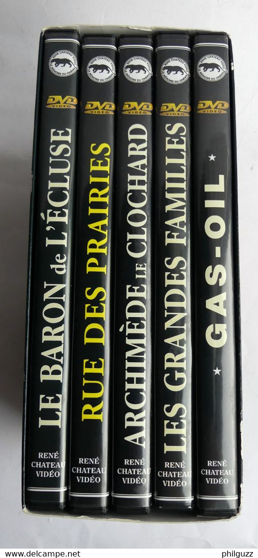 COFFRET 5 DVD GABIN - AUDIARD RENE CHATEAU - Classiques