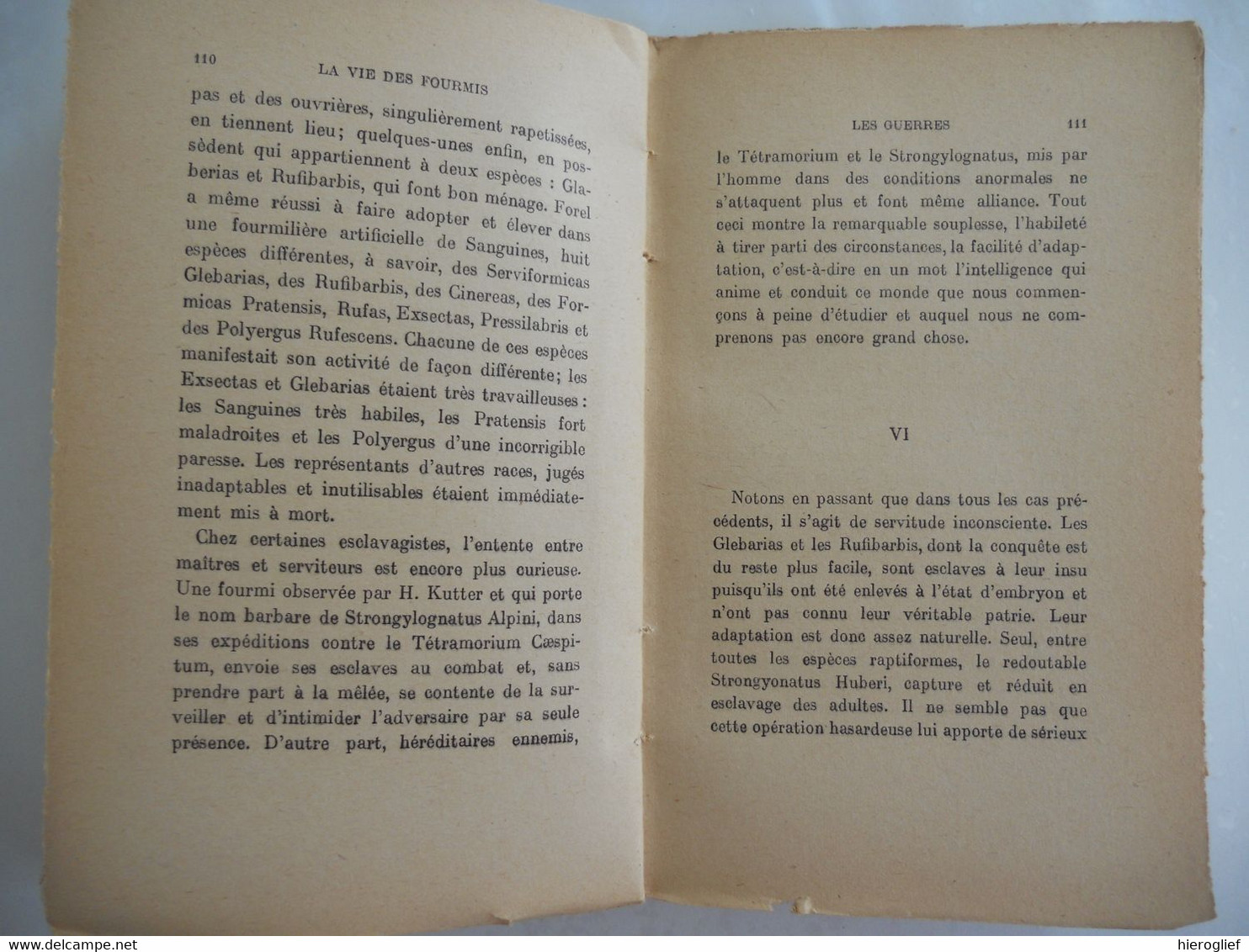 LA VIE DES FOUMIS par Maurice Maeterlinck / paris charpentier / nobelprijs